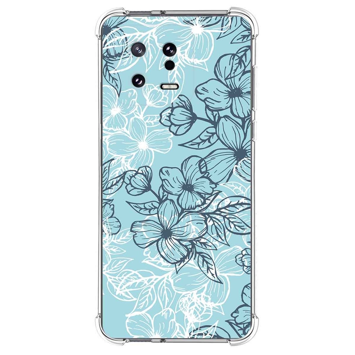 Funda Silicona Antigolpes compatible con Xiaomi 13 5G diseño Flores 03 Dibujos