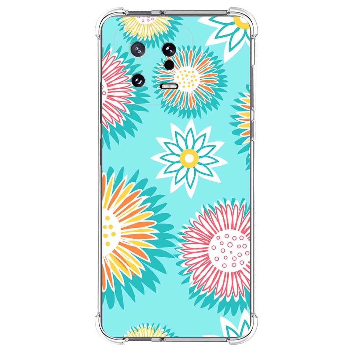 Funda Silicona Antigolpes compatible con Xiaomi 13 5G diseño Flores 05 Dibujos
