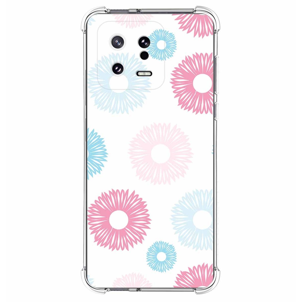 Funda Silicona Antigolpes compatible con Xiaomi 13 5G diseño Flores 06 Dibujos