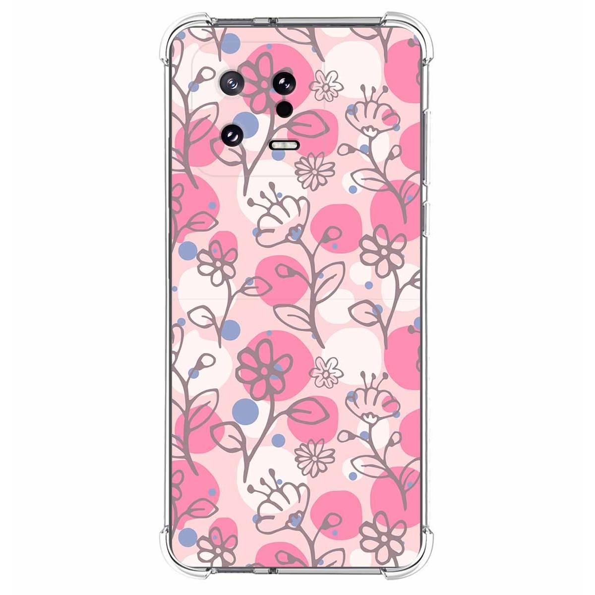 Funda Silicona Antigolpes compatible con Xiaomi 13 5G diseño Flores 07 Dibujos