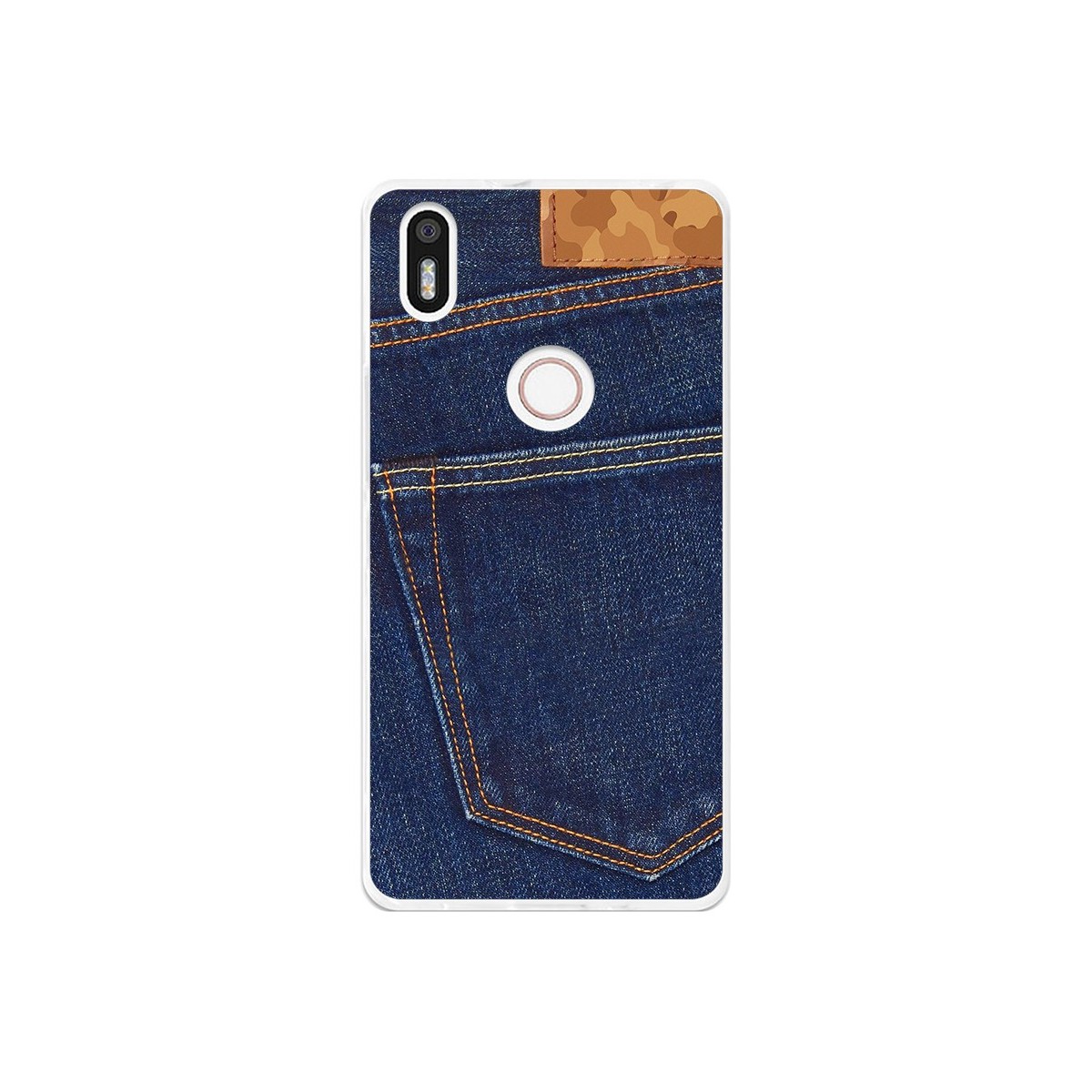 Funda Gel Tpu para Bq Aquaris X5 Plus Diseño Vaquero Dibujos