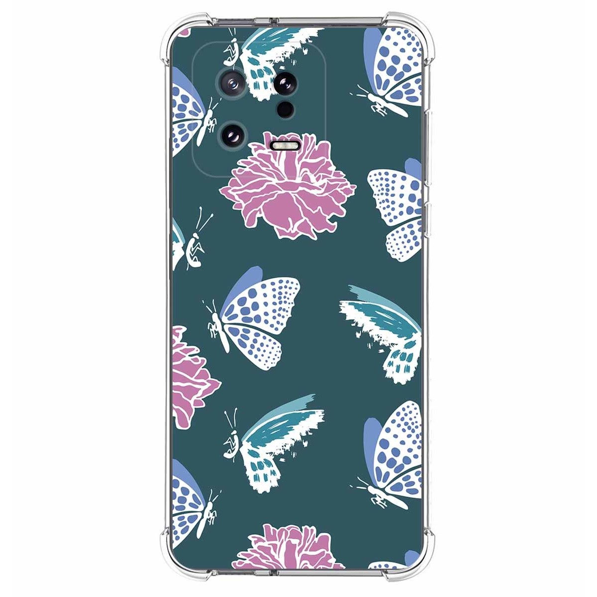 Funda Silicona Antigolpes compatible con Xiaomi 13 5G diseño Flores 10 Dibujos