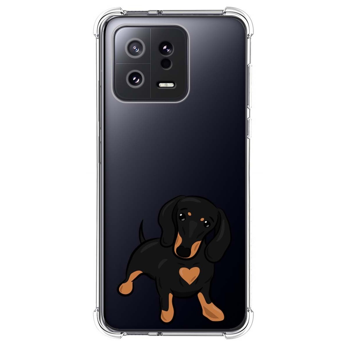 Funda Silicona Antigolpes compatible con Xiaomi 13 5G diseño Perros 04 Dibujos