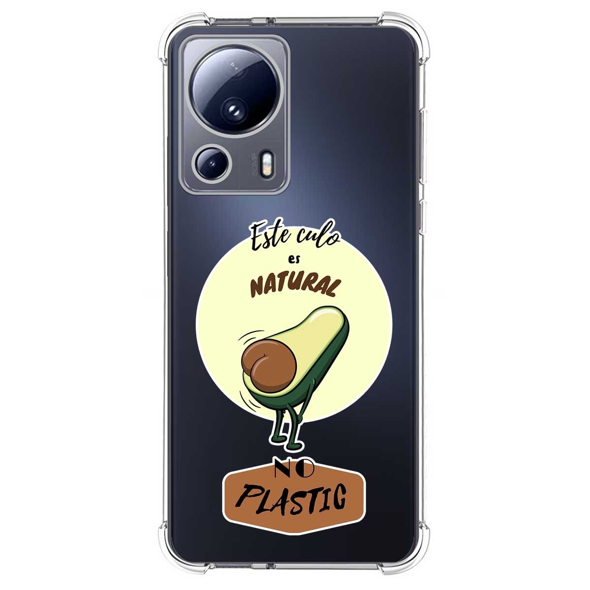 Funda Silicona Antigolpes compatible con Xiaomi 13 Lite 5G diseño Culo Natural Dibujos