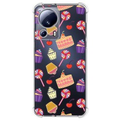 Funda Silicona Antigolpes compatible con Xiaomi 13 Lite 5G diseño Dulces 01 Dibujos