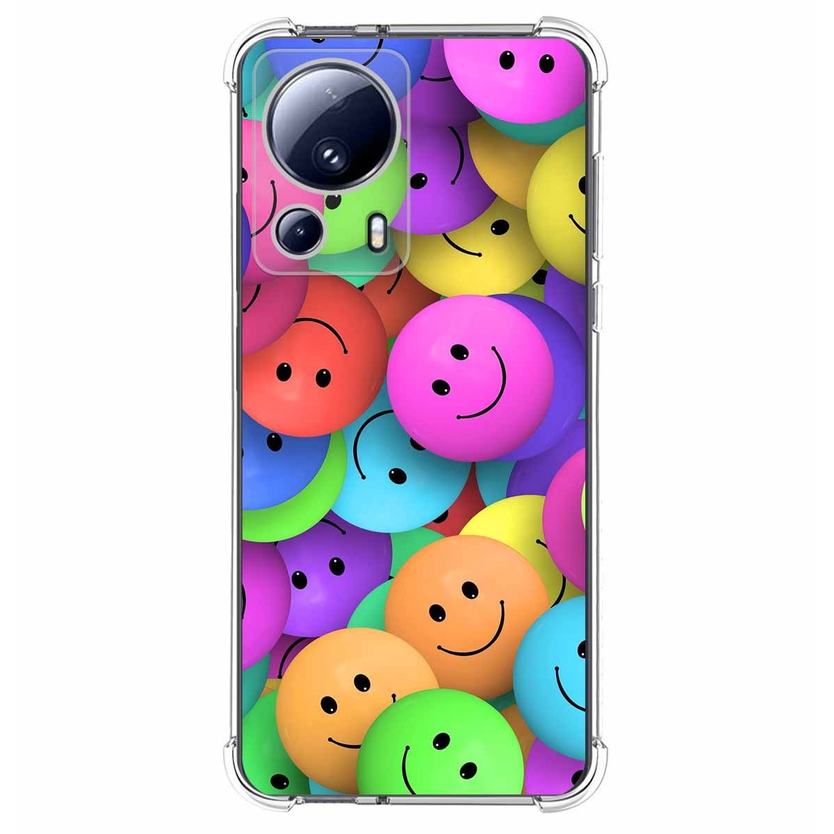 Funda Silicona Antigolpes compatible con Xiaomi 13 Lite 5G diseño Smile Dibujos