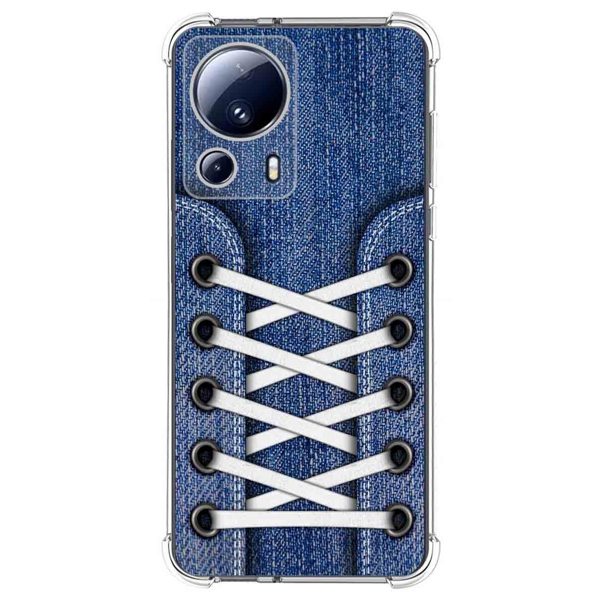 Funda Silicona Antigolpes compatible con Xiaomi 13 Lite 5G diseño Zapatillas 01 Dibujos