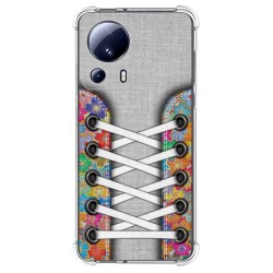 Funda Silicona Antigolpes compatible con Xiaomi 13 Lite 5G diseño Zapatillas 04 Dibujos