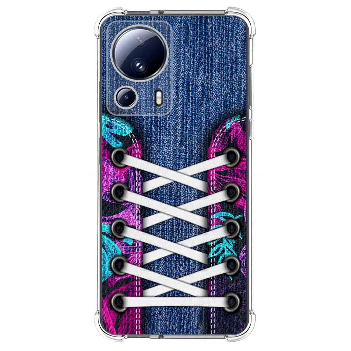 Funda Silicona Antigolpes compatible con Xiaomi 13 Lite 5G diseño Zapatillas 06 Dibujos