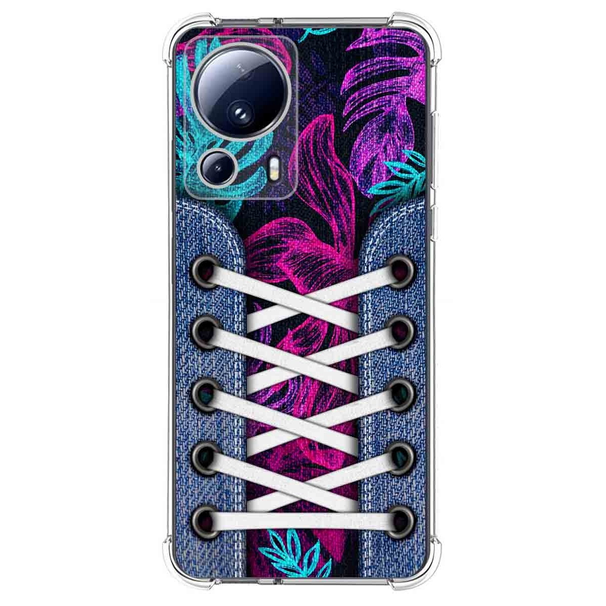 Funda Silicona Antigolpes compatible con Xiaomi 13 Lite 5G diseño Zapatillas 07 Dibujos