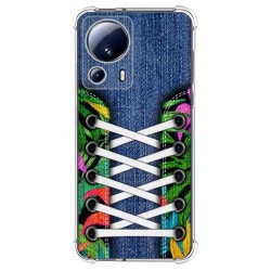 Funda Silicona Antigolpes compatible con Xiaomi 13 Lite 5G diseño Zapatillas 13 Dibujos