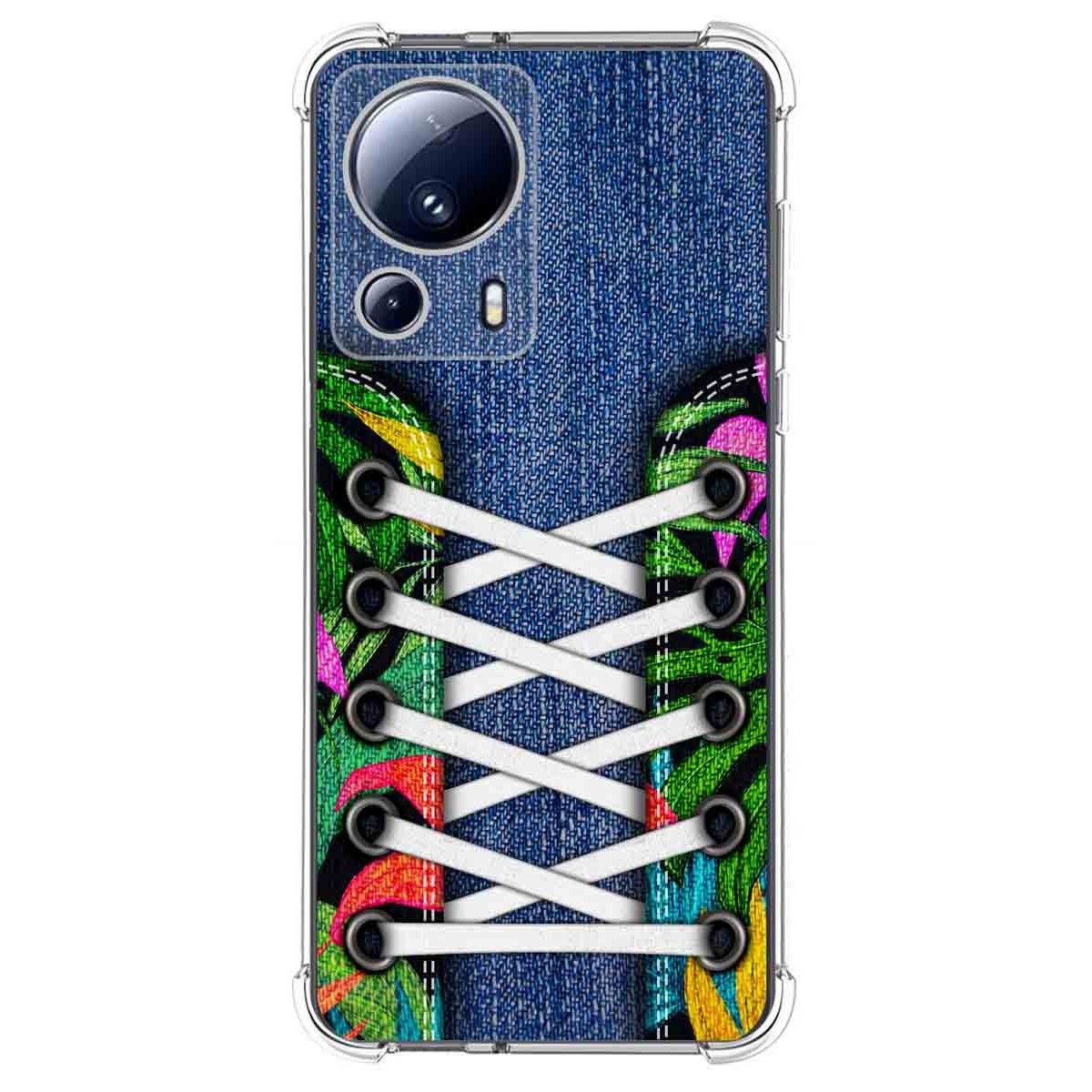Funda Silicona Antigolpes compatible con Xiaomi 13 Lite 5G diseño Zapatillas 13 Dibujos
