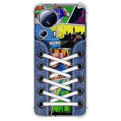 Funda Silicona Antigolpes compatible con Xiaomi 13 Lite 5G diseño Zapatillas 14 Dibujos