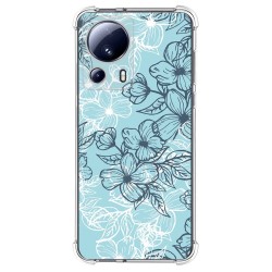 Funda Silicona Antigolpes compatible con Xiaomi 13 Lite 5G diseño Flores 03 Dibujos