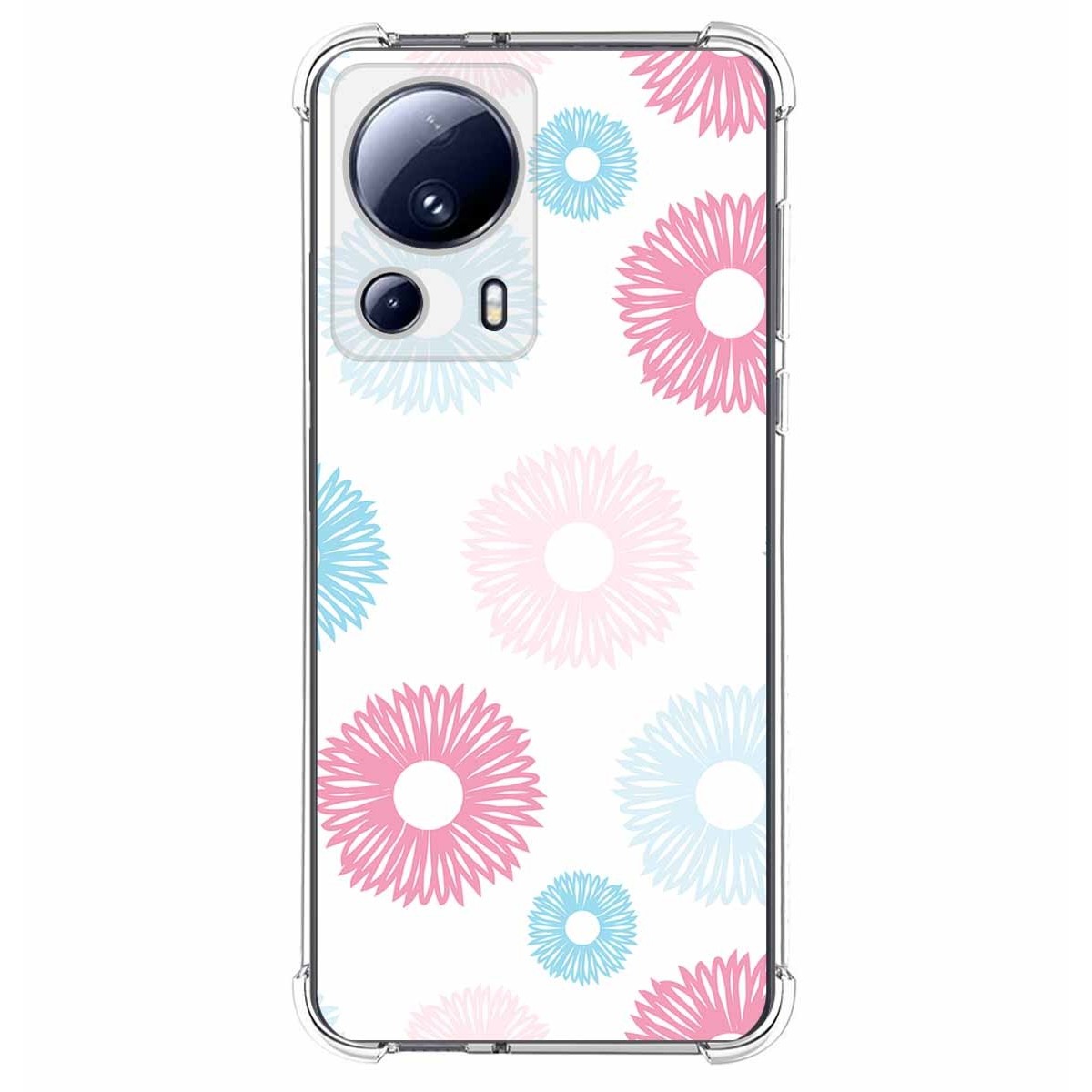Funda Silicona Antigolpes compatible con Xiaomi 13 Lite 5G diseño Flores 06 Dibujos