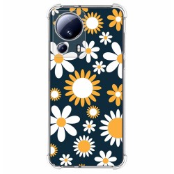 Funda Silicona Antigolpes compatible con Xiaomi 13 Lite 5G diseño Flores 08 Dibujos