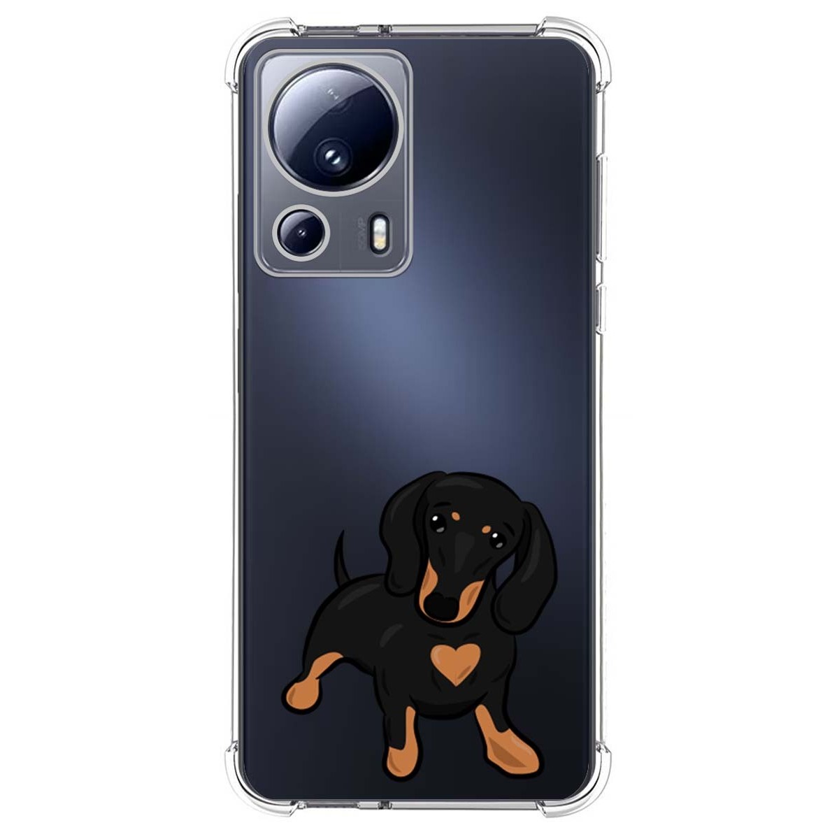Funda Silicona Antigolpes compatible con Xiaomi 13 Lite 5G diseño Perros 04 Dibujos