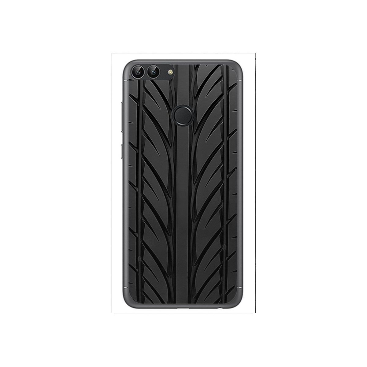 Funda Gel Tpu para Huawei P Smart Diseño Neumatico Dibujos