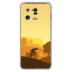 Funda Silicona Antigolpes compatible con Xiaomi 13 Pro 5G diseño Ciclista Dibujos