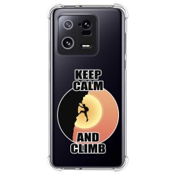 Funda Silicona Antigolpes compatible con Xiaomi 13 Pro 5G diseño Hombre Escalada Dibujos