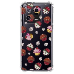 Funda Silicona Antigolpes compatible con Xiaomi 13 Pro 5G diseño Muffins Dibujos