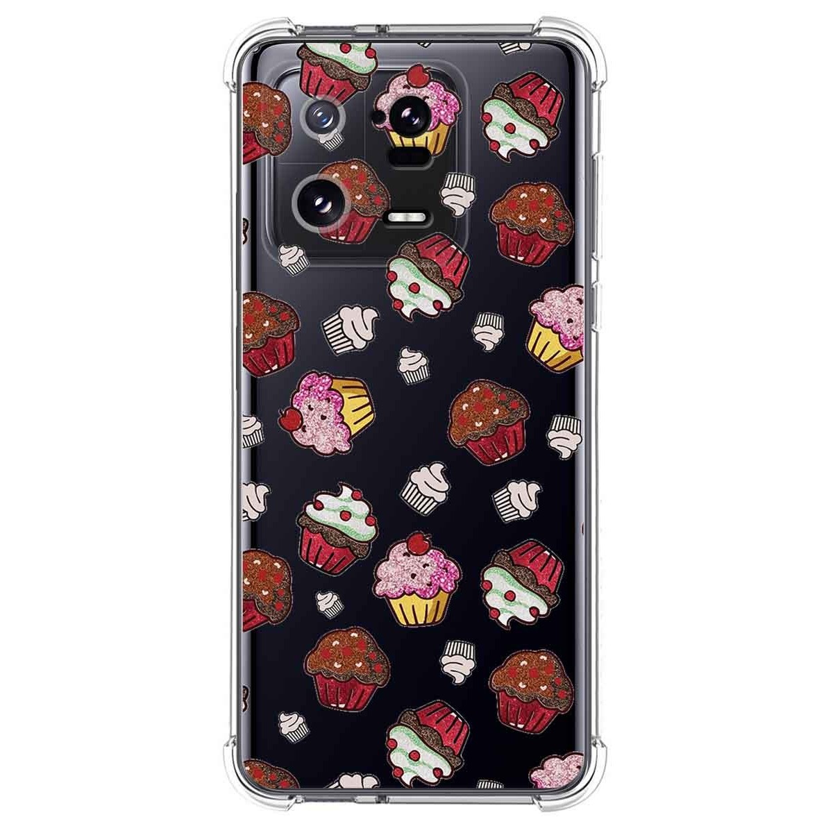 Funda Silicona Antigolpes compatible con Xiaomi 13 Pro 5G diseño Muffins Dibujos