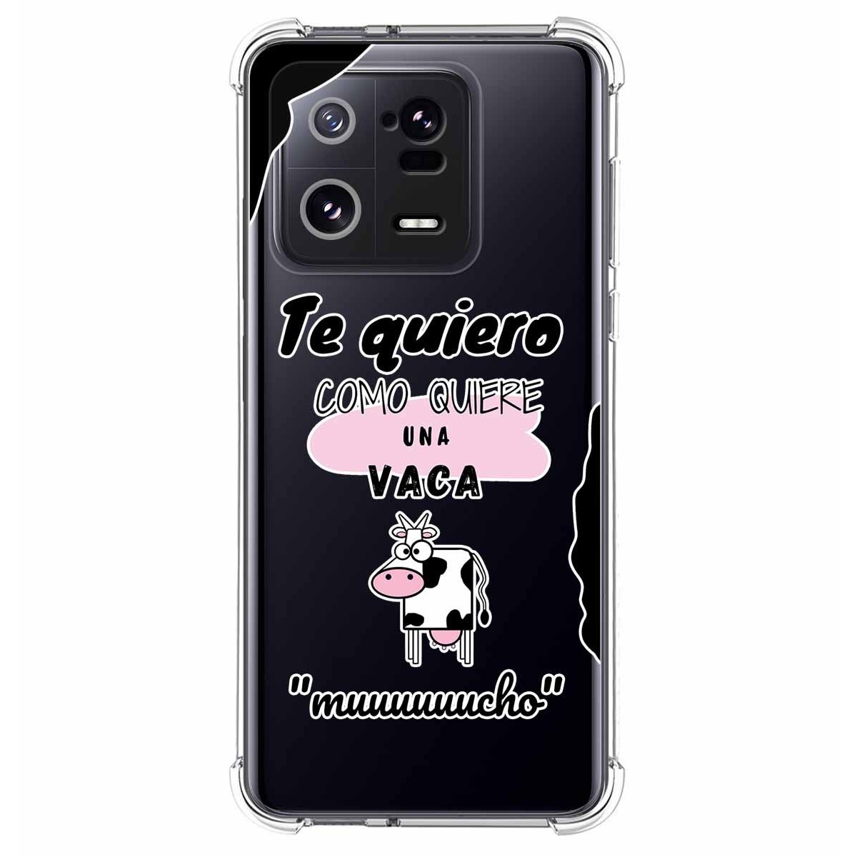 Funda Silicona Antigolpes compatible con Xiaomi 13 Pro 5G diseño Vaca Dibujos