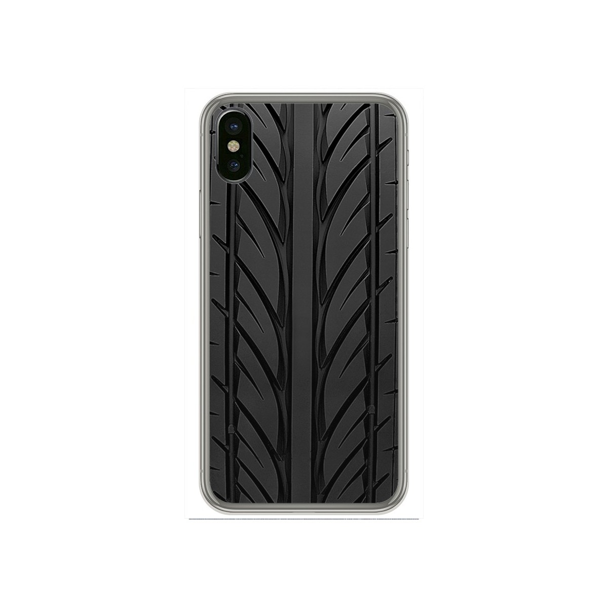 Funda Gel Tpu para Iphone X / XS Diseño Neumatico Dibujos
