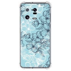 Funda Silicona Antigolpes compatible con Xiaomi 13 Pro 5G diseño Flores 03 Dibujos