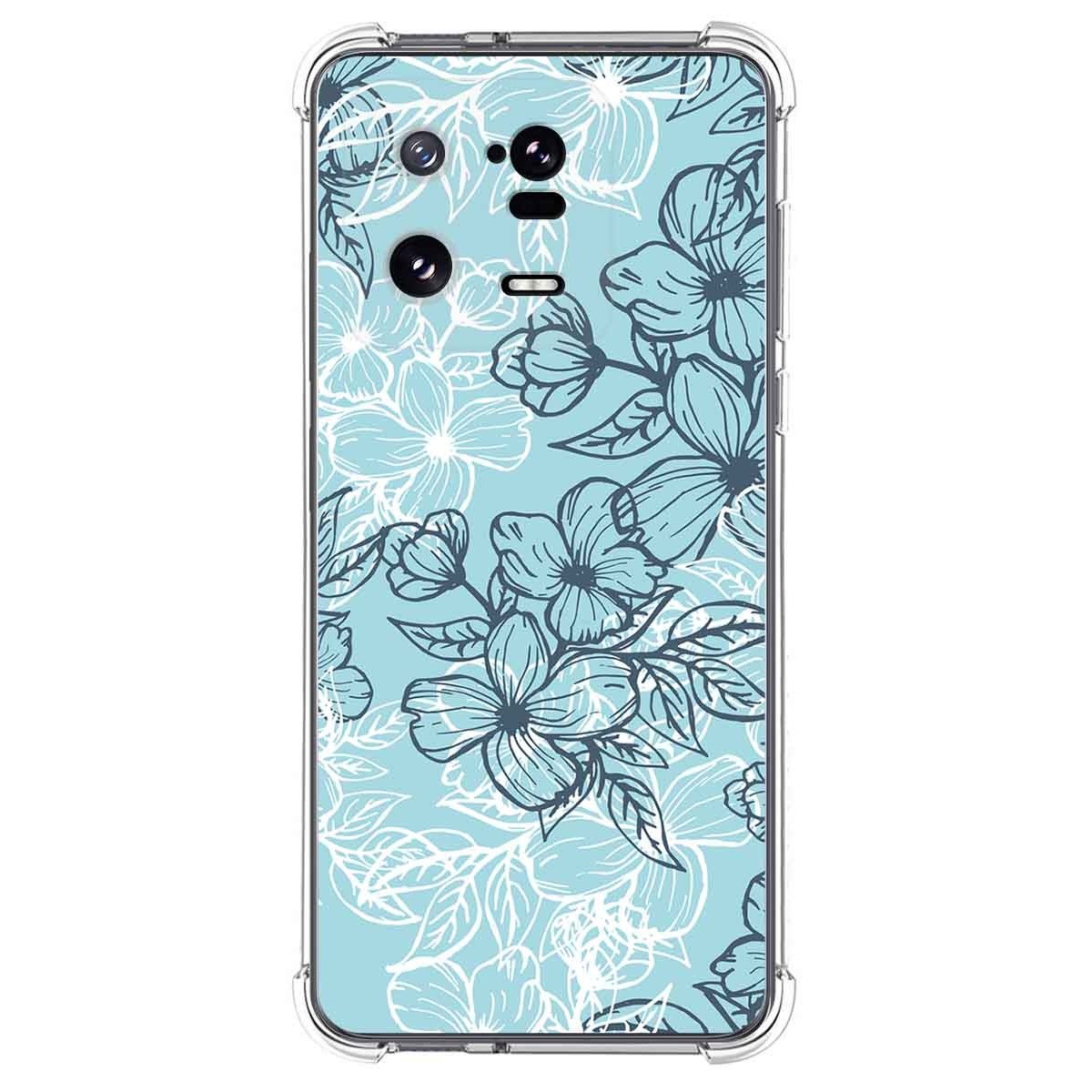 Funda Silicona Antigolpes compatible con Xiaomi 13 Pro 5G diseño Flores 03 Dibujos