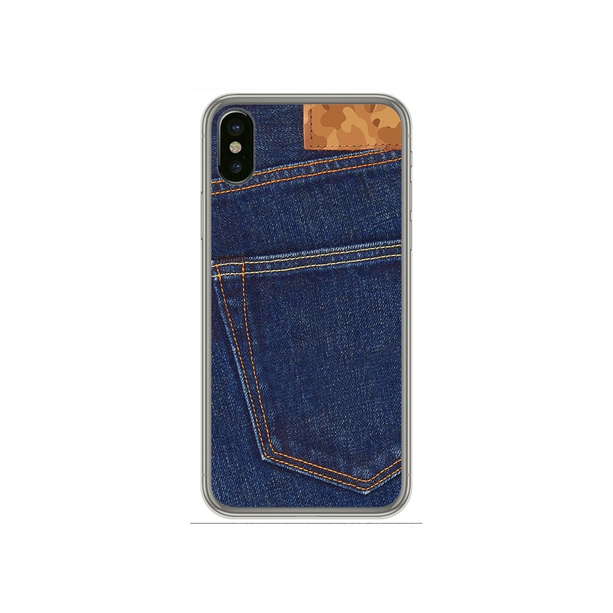 Funda Gel Tpu para Iphone X / XS Diseño Vaquero Dibujos
