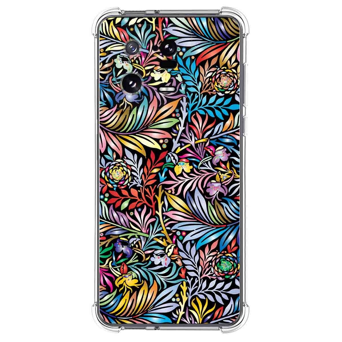 Funda Silicona Antigolpes compatible con Xiaomi 13 Pro 5G diseño Flores 04 Dibujos
