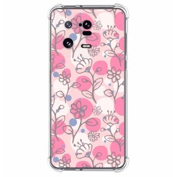 Funda Silicona Antigolpes compatible con Xiaomi 13 Pro 5G diseño Flores 07 Dibujos