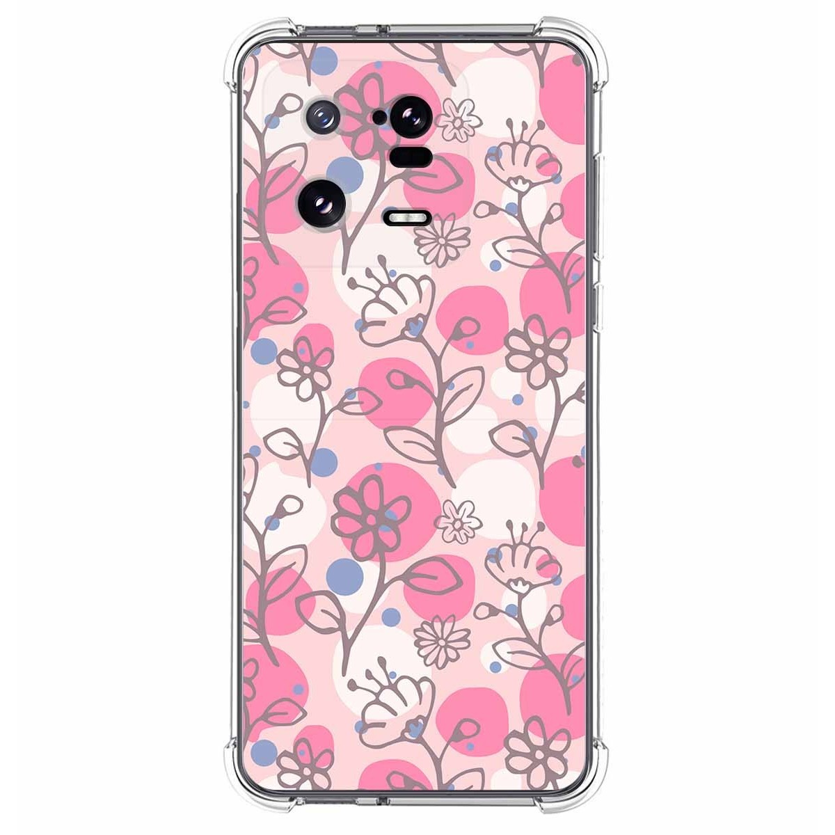 Funda Silicona Antigolpes compatible con Xiaomi 13 Pro 5G diseño Flores 07 Dibujos