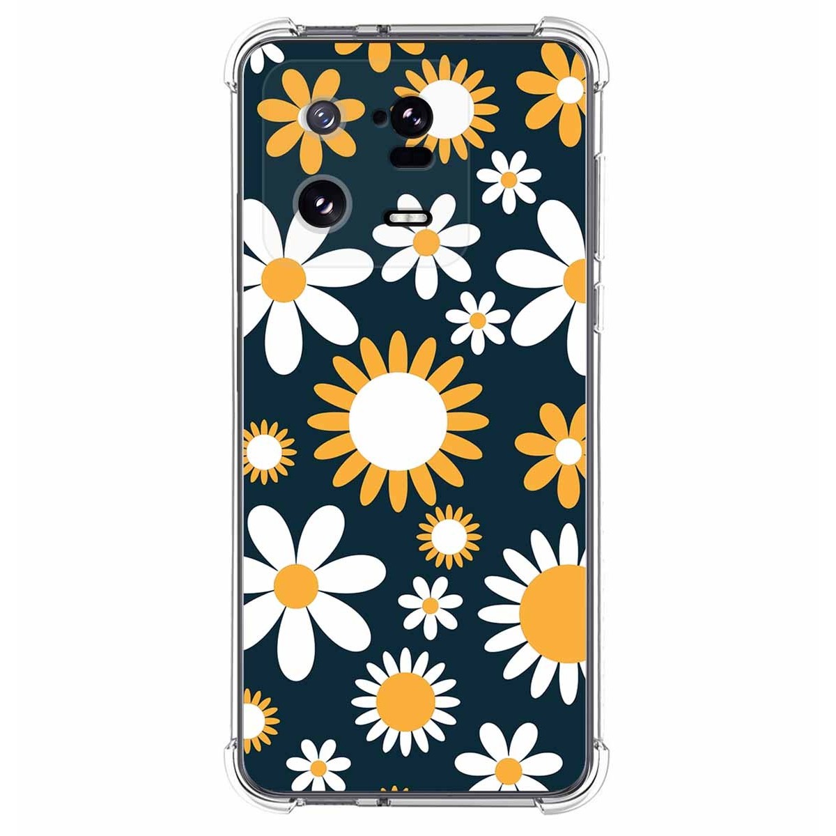 Funda Silicona Antigolpes compatible con Xiaomi 13 Pro 5G diseño Flores 08 Dibujos