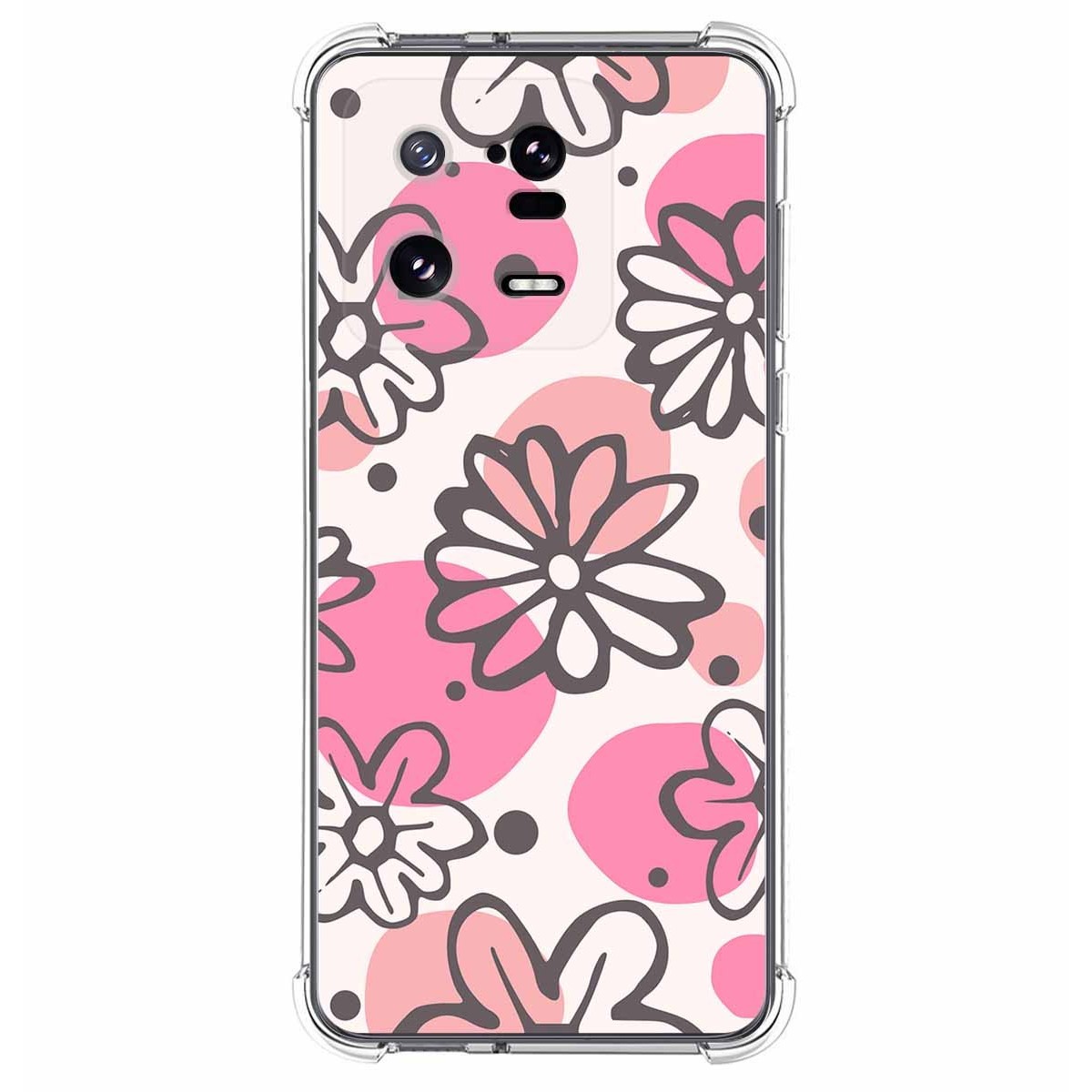 Funda Silicona Antigolpes compatible con Xiaomi 13 Pro 5G diseño Flores 09 Dibujos