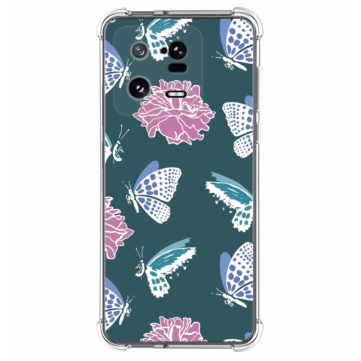 Funda Silicona Antigolpes compatible con Xiaomi 13 Pro 5G diseño Flores 10 Dibujos