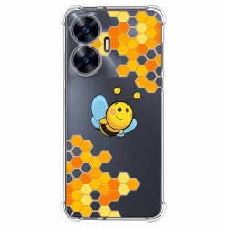 Funda Silicona Antigolpes para Realme C55 diseño Abeja Dibujos