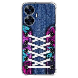 Funda Silicona Antigolpes para Realme C55 diseño Zapatillas 06 Dibujos