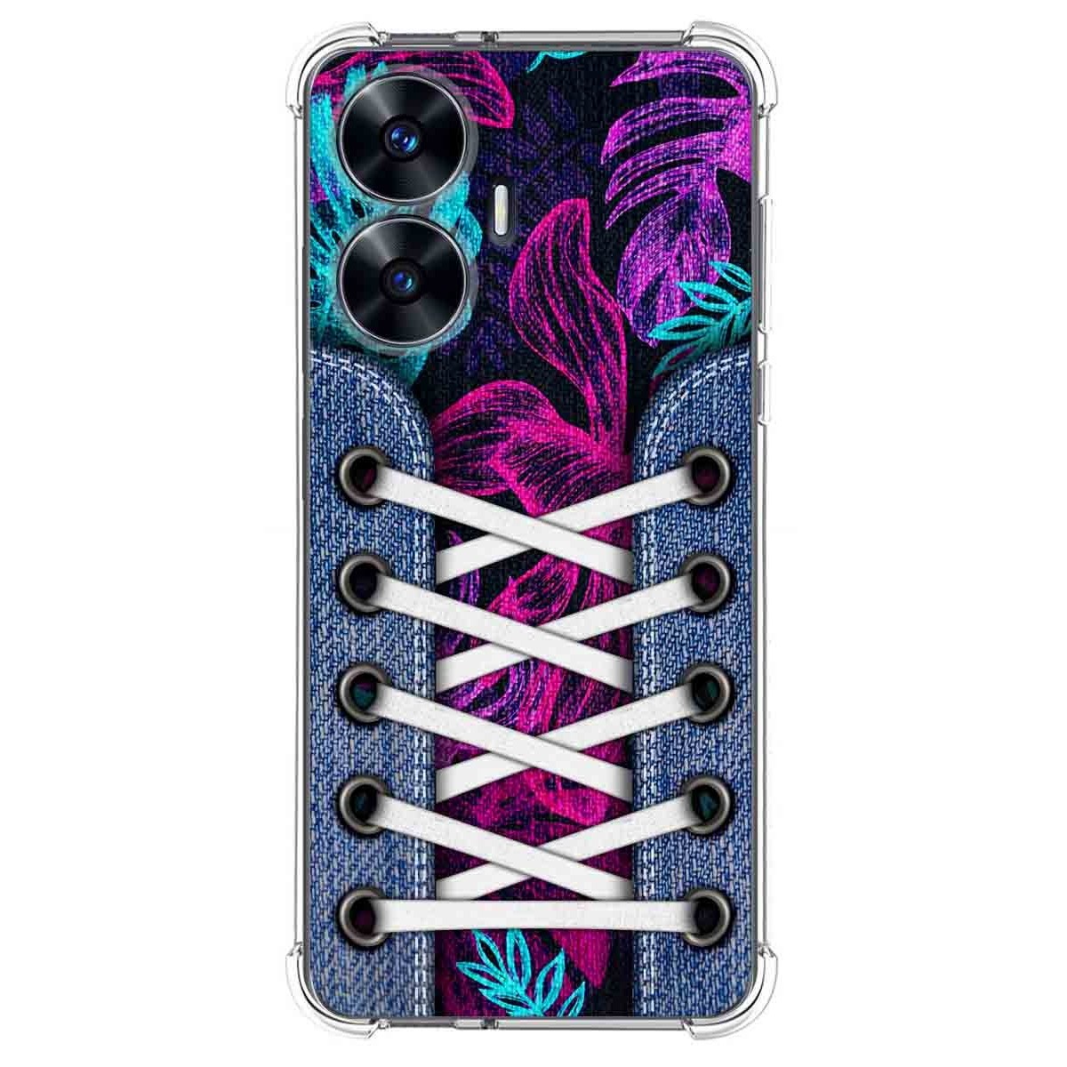 Funda Silicona Antigolpes para Realme C55 diseño Zapatillas 07 Dibujos
