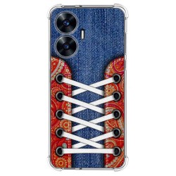 Funda Silicona Antigolpes para Realme C55 diseño Zapatillas 11 Dibujos