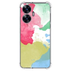 Funda Silicona Antigolpes para Realme C55 diseño Acuarela 02 Dibujos