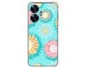 Funda Silicona Antigolpes para Realme C55 diseño Flores 05 Dibujos