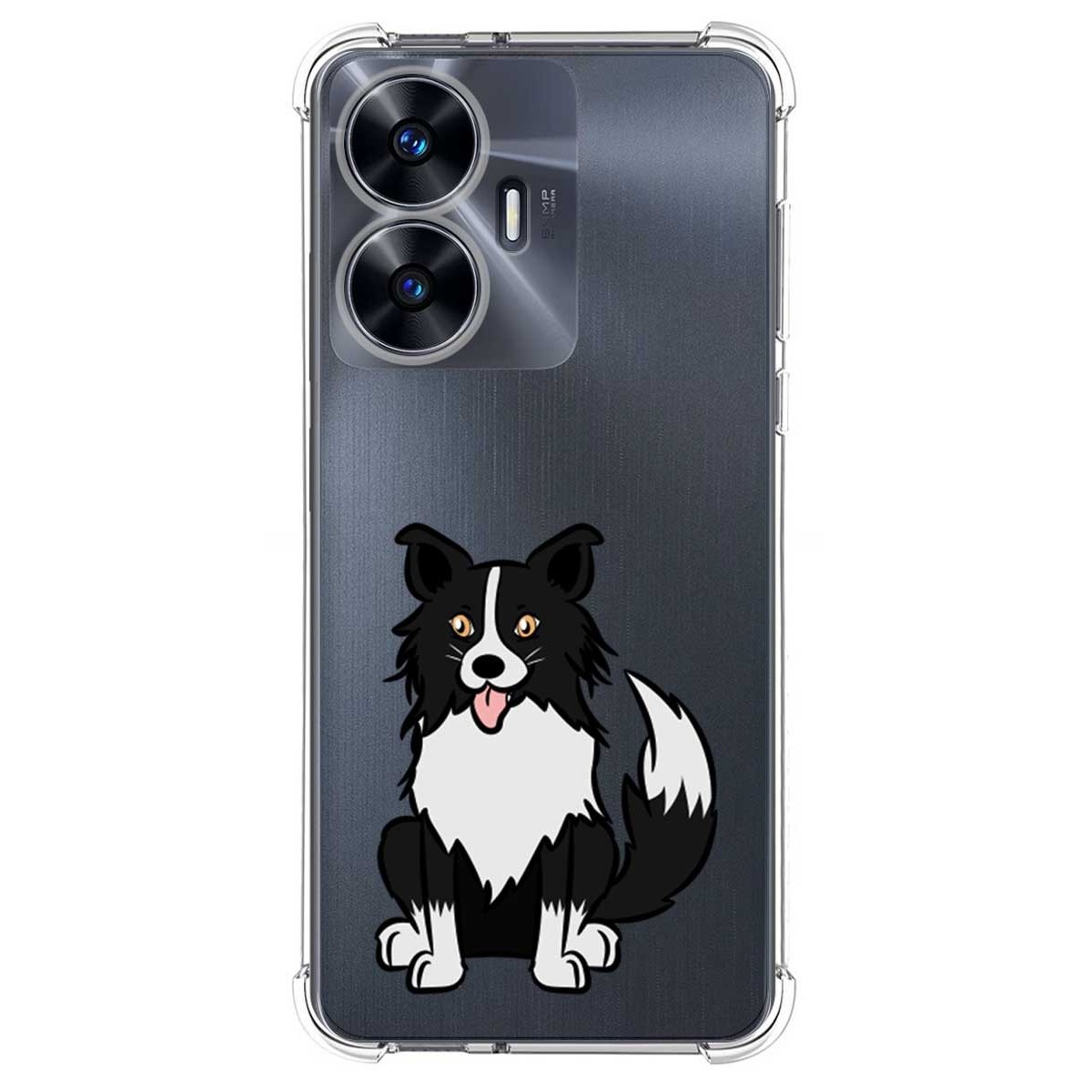 Funda Silicona Antigolpes para Realme C55 diseño Perros 01 Dibujos