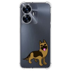 Funda Silicona Antigolpes para Realme C55 diseño Perros 03 Dibujos