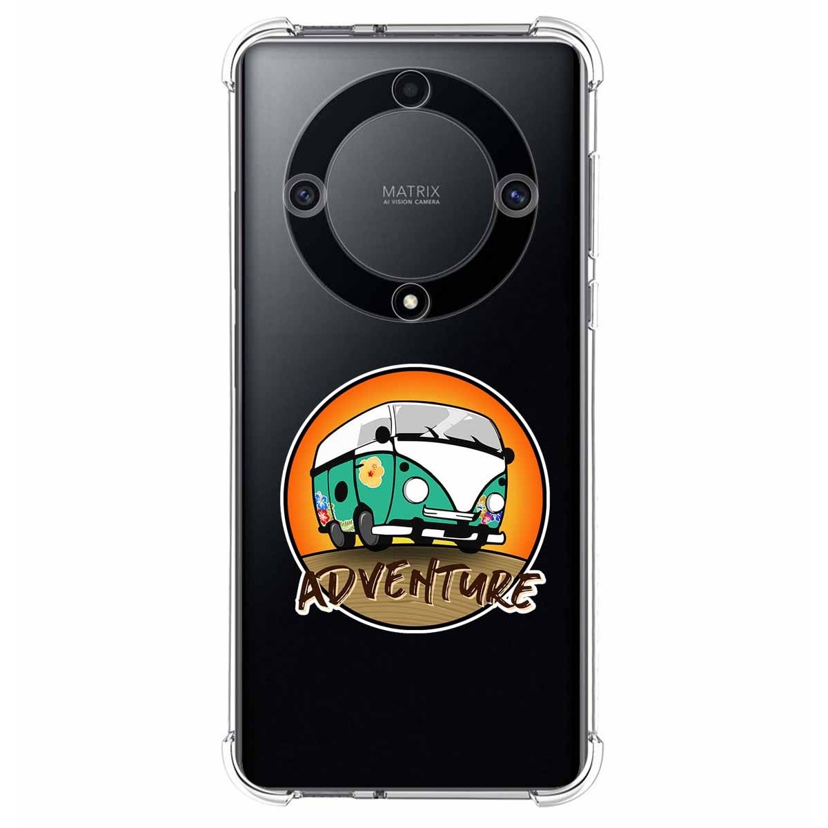 Funda Silicona Antigolpes para Huawei Honor Magic 5 Lite 5G diseño Adventure Dibujos