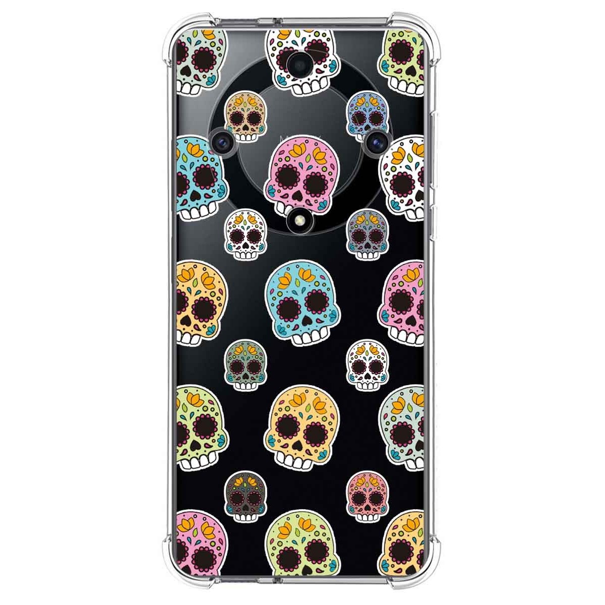 Funda Silicona Antigolpes para Huawei Honor Magic 5 Lite 5G diseño Catrina Dibujos