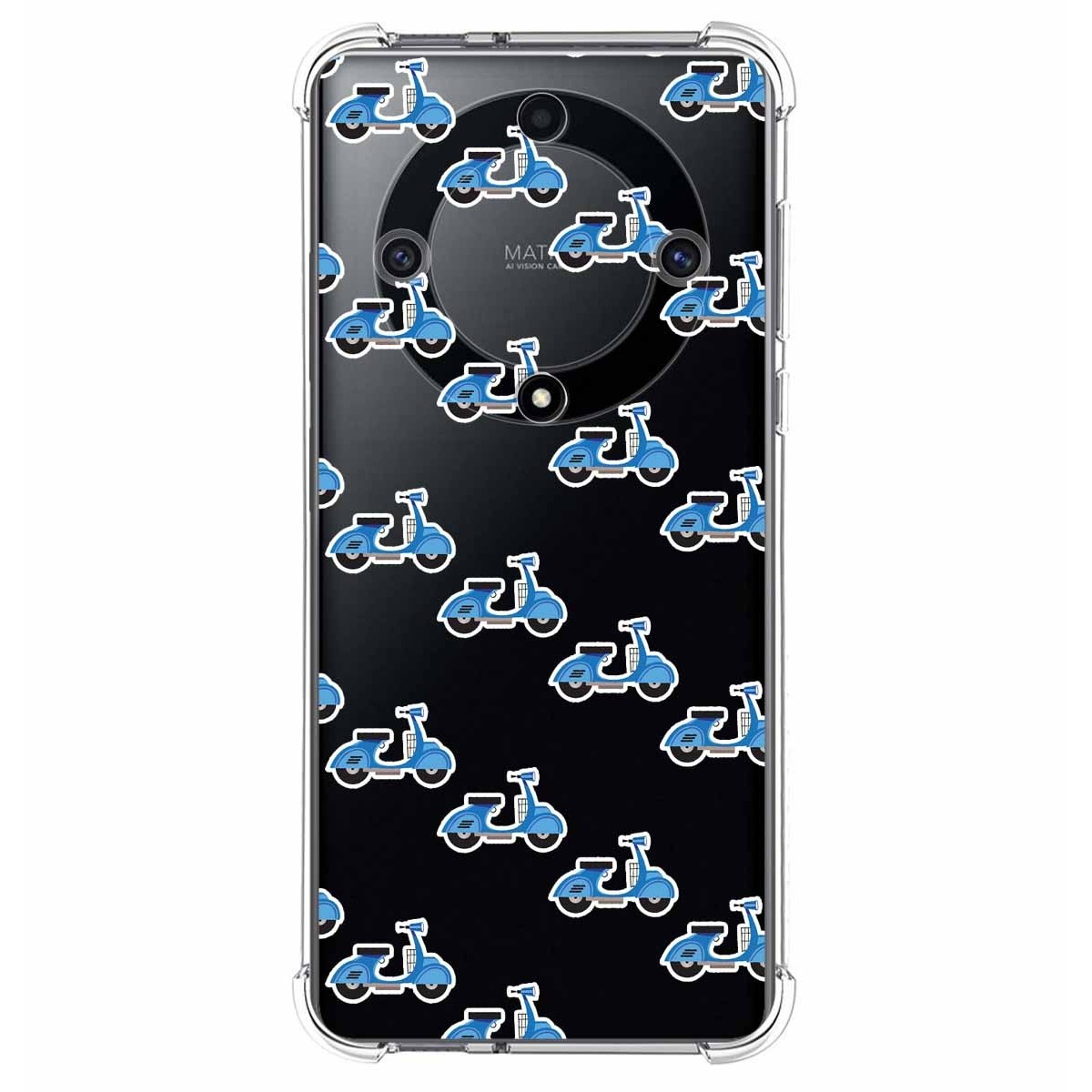 Funda Silicona Antigolpes para Huawei Honor Magic 5 Lite 5G diseño Scooter Dibujos