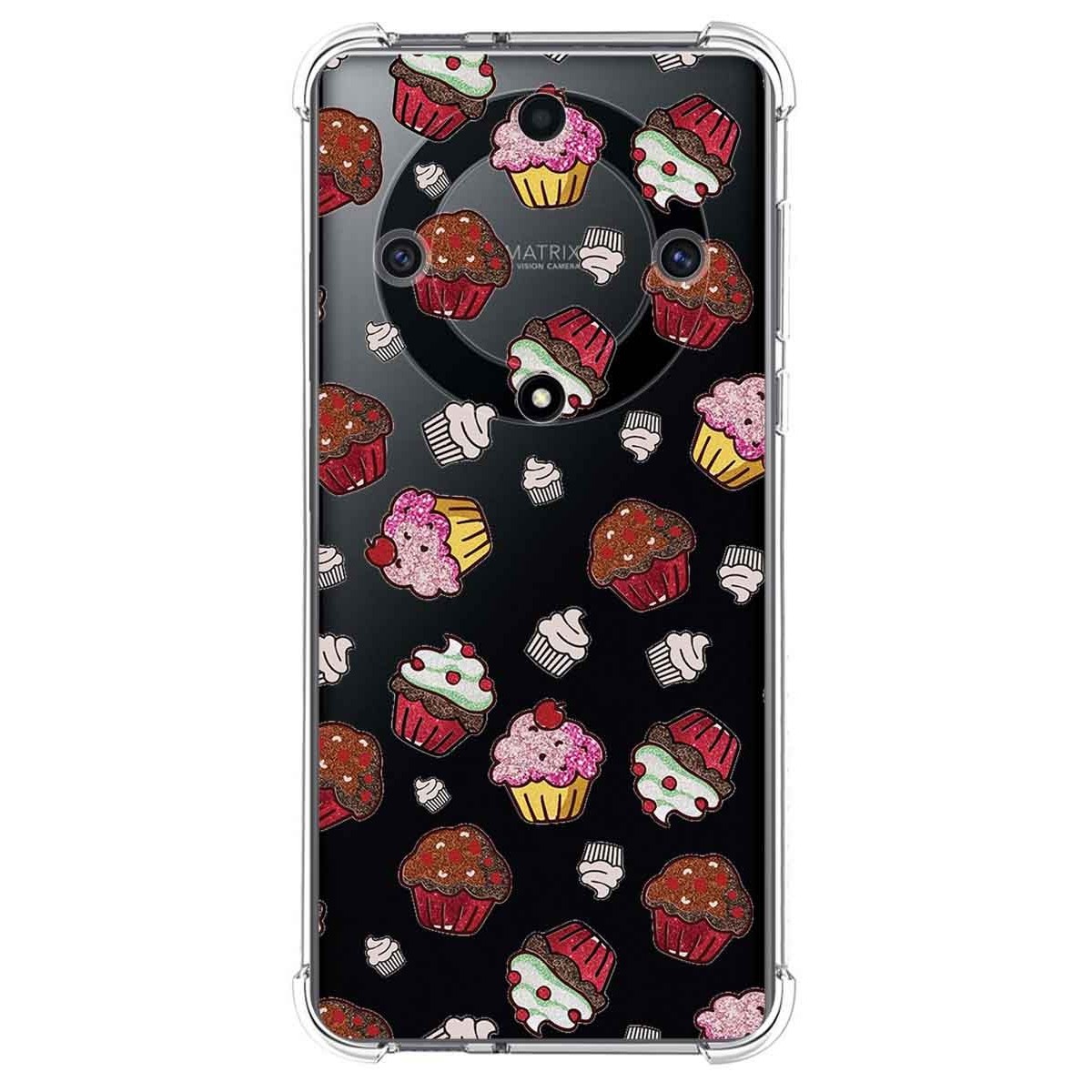 Funda Silicona Antigolpes para Huawei Honor Magic 5 Lite 5G diseño Muffins Dibujos