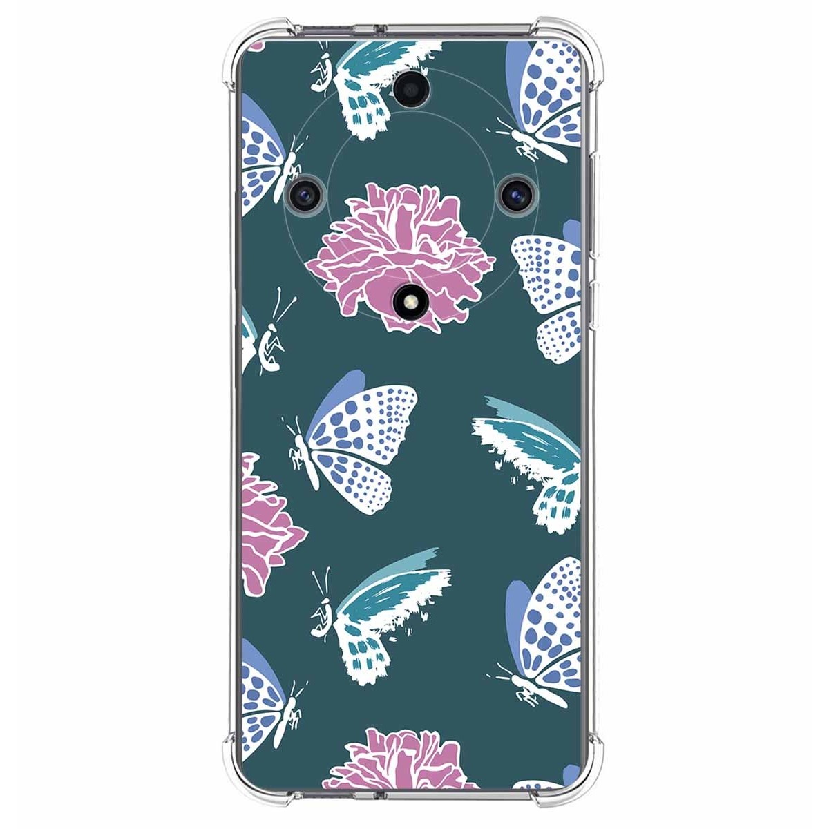 Funda Silicona Antigolpes para Huawei Honor Magic 5 Lite 5G diseño Flores 10 Dibujos